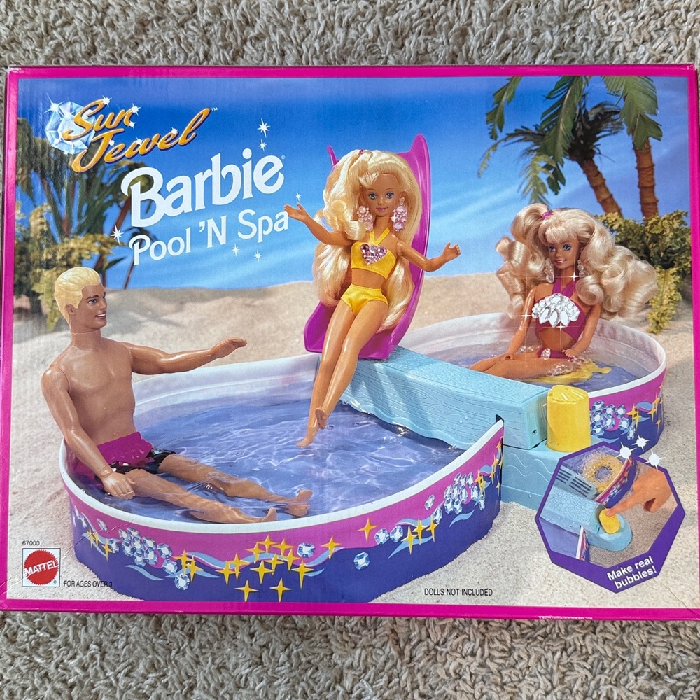 Vintage Mattel Barbie Sun Jewel Pool 'N Spa Play-set NEW